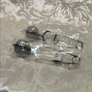 Stainless Steel Mesh Tea Infuser Tongs - Set of 2